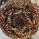 Antique Northwest Coast Makah Hand Woven Basket - Ducks And Boatmen 