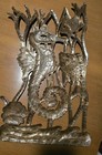 Seahorse Haitian Metal Wall Art Sculpture Made From Recycled Steel Oil Drums