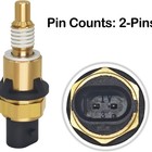 Coolant Temperature Sensor With Connector Pigtail Harness - Compatible With Spec