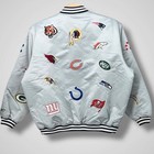 Reebok Nfl All Over Team Embroidered Logo Nfc Afc Jacket Size 3xl All Teams