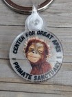 Center For Great Apes Primate Sanctuary Keychain 1  Tag Charm Little Orangutan