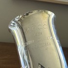 Vintage 1968 Fisher Sterling Silver 12 Oz Monogram Tumbler Julip  76  126 Grams