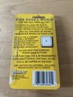  the Final Word  1990 Banning Insult Phrase Voice Box Keychain    brand New   