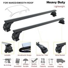 For Honda Civic Hatchback 2021-2025 Roof Rack Cross Bars Normal Roof Alu Black