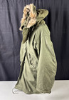 Vintage Vietnam War Us Army M65 Parka Fish Tail Weather Fur Hood X Small