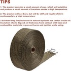 Ledaut 2 x50  Titanium Exhaust Heat Wrap Fiberglass Tape W  Stainless Ties