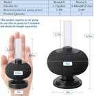 2 Pack Aquarium Bio Sponge Filter  Diameter 2 5in Mini Air-powered Fish Tank Fil