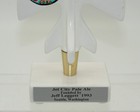 Super Rare Jet City Pale Ale Beer Tap Handle Jet Plane On Engraved Marble Base