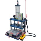 1ton 4post Pneumatic Punch Press 3plate Frame 110v Sheet Metal Punching Machine
