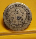 1861-s  Seated Liberty 25c   Better  Date   Ag