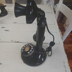 Antique Vintage Candlestick Telephone Rotary Dial 1920   s   nice Cond  