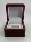 Single Hole Championship Ring Display Collection Case Wood Box Storage - 1 Case
