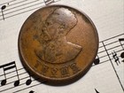 Ethiopia 25 Cents Ee 1936 1944 Km35 Cu 26 Mm Round 1-year Type Average Very Rare