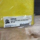 Custom Medical 440540 Yellow Nitrile Apron With Belly Patch New
