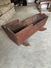 Antique Early 1900s Handcrafted Wooden Rocking Cradle