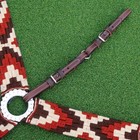 Charro Dark Brown Tie Down Bajador Pechera Breastcollar