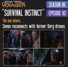 Star Trek Voyager Script Lot  final Draft Revisions   coa - survival Instinct 