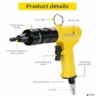 Pneumatic Air Rivet Nut Guns Rivnut Tool For M3 M4 M5 M6 M8 M10 M12 Nuts 