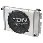 Aluminum Radiator 3 Row shroud Fan For 1967-1969 Chevy Pontiac  firebird Camaro 