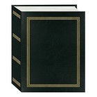 Small Photo Album Black Faux Leather Holds 100 4x6 Photos 1 Per Page Gift