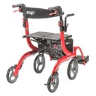 Drive Medical Nitro   Duet Rollator And Transport Chair