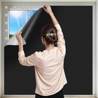 100  Black Out Window Cover Portable Blackout Shades Adhesive Thermal Blackout