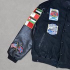 Vintage Uss John F  Kennedy Cv-67 Persian Gulf Cruise Varsity Jacket Xl Black Us
