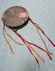 Vintage Antique 1920s Tambourine  3 Pairs Cymbals  Wooden Frame Very Nice  225mm