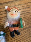 Vintage Lot Of 4 Elf Dwarf Pixie Gnome Christmas Ornaments