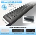 L-shaped Desk Elbow Pad For Desk 2 Pack    memory Foam Wrist Rest With Non-slip 