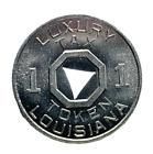 Louisiana Luxury Tax Token Coin 1936-1938 Aluminum 1 Mill Triangle Cutout Round