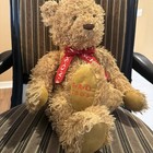 Fao Schwarz 2005 Holiday Collectible Teddy Bear Plush Large 24  Shaggy Tan