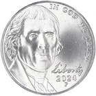 2024 P d Jefferson Nickel - Bu Set From Obw Rolls - Low Mintage