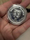 1975 Solomon Islands  30 Freedom And Self Government Gold   Silver Proof Coin