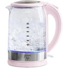 Cordless Electric Kettle Glass Body Rapid Heating Auto Shutoff Filtered Spout Us