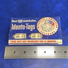 Vtg Disabled American Veterans Idento-tags In Original Pamphlet Wisconsin 1959