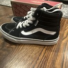 Vans Black Filmore Hi Boys  High Top Sneakers Size 3  with Box 