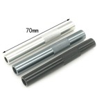 4pcs Aluminum Alloy Tube Straw Mixed Color Snuff Boxes 70mm Length Party Tool