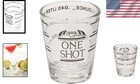 Precision Clear Shot Glass With 1 5 Oz Capacity And Measurement Indicators