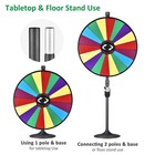 Winspin 36  Dual Use Prize Wheel Tabletop Or Floor Stand Fortune Spinning Wheel