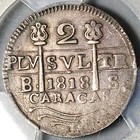 1818 Pcgs Xf 45 Caracas 2 Reales Venezuela F7 Royalist Silver Coin  25011904c 