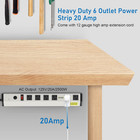 Cccei Heavy Duty Power Strip Surge Protector 20 Amp  High Amp Industrial Shop Ga