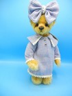 Bear Artist Sue Van Nattan Bearlooms  robin  Mohair Beige Dressed Bear 14 