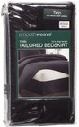 Smoothweave Twin Tailored Bedskirt 14  Drop Black Levinsohn