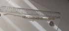 Sparkling Rhinestone Anklet Silver Tone Dainty Crystal Chain Foot Bracelet