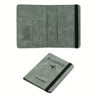 Rfid Blocking Pu Leather Passport Holder Travel Wallet Cover Case Card Organizer