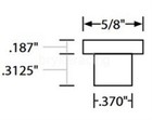 Weld On Nuts 1 4 -20 Thread Threaded Nut Steel Chassis Mount Tab Pack Of 10