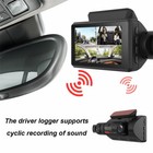 Car Dash Cam 1080p Dual Lens Front Inside Camera Dvr Video Recorder Night Vision