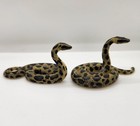 Rare Holy Herd Snake Pair Steven   Shelia Set Pete Apsit Noah s Ark No Damage