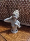 Antique 1920 s German Porcelain Pin Cushion Half Doll    germany